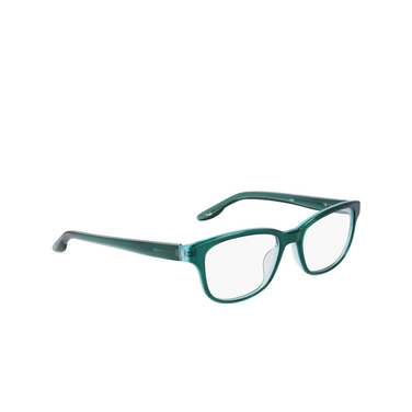 Nike 7165 Eyeglasses 444 crystal teal laminate - three-quarters view