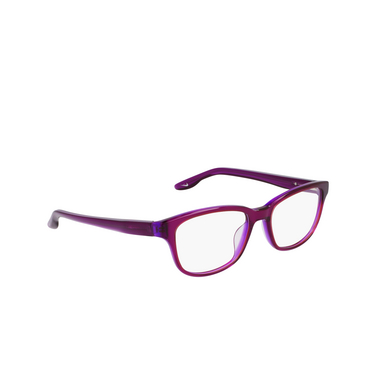 Nike 7165 Eyeglasses 516 crystal violet laminate - three-quarters view