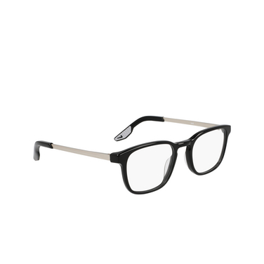 Nike 7171 Eyeglasses 001 black - three-quarters view