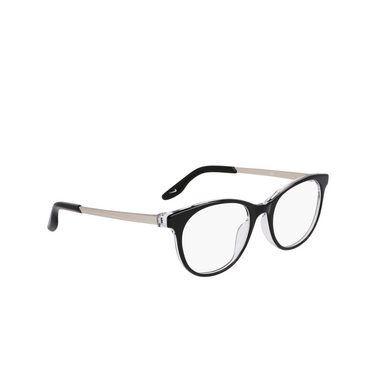 Nike 7173 Eyeglasses 001 black - three-quarters view