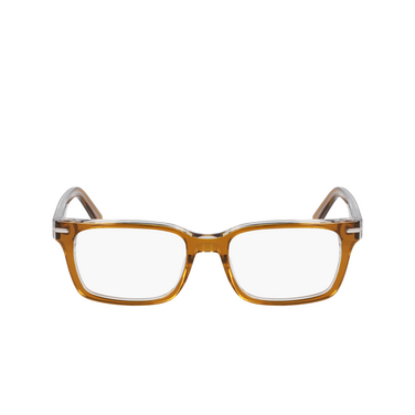 Lunettes de vue Nike 7174 218 amber / smoke laminate - Vue de face