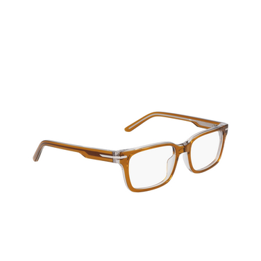 Nike 7174 Eyeglasses 218 amber / smoke laminate - three-quarters view