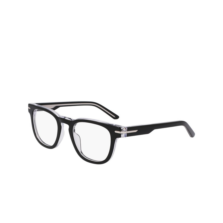 Nike 7175 Eyeglasses 010 black / crystal laminate - 3/4