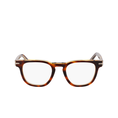 Lunettes de vue Nike 7175 244 soft tortoise / amber laminate - Vue de face