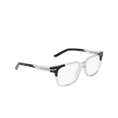 Lunettes de vue Nike 7178 900 crystal / black marble - Vue trois quarts