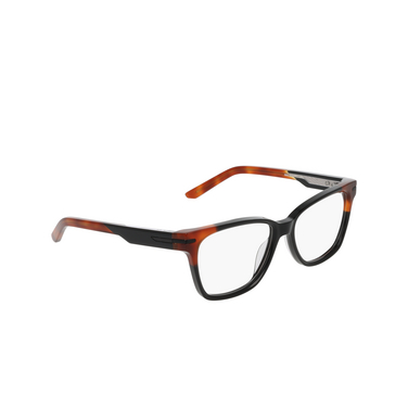 Nike 7179 Eyeglasses 008 black / honey tortoise - three-quarters view