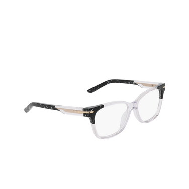 Gafas graduadas Nike 7179 900 crystal / black marble - Vista tres cuartos