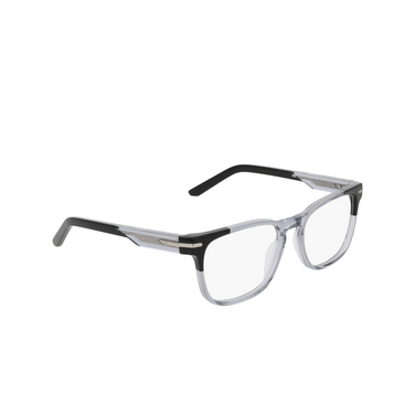 Nike 7180 Eyeglasses 021 grey / black - three-quarters view