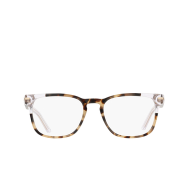 Gafas graduadas Nike 7180 249 khaki tortoise / clear - Vista delantera