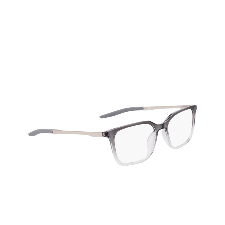 Nike 7227 Eyeglasses 035 smoke grey / crystal fade - 2/3