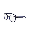 Occhiali da vista Nike 7273 410 matte midnight navy - anteprima prodotto 3/4