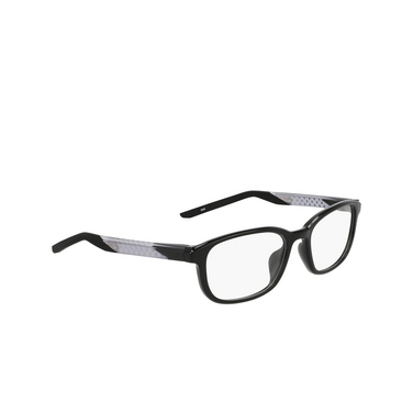 Nike 7277 Eyeglasses 001 black - three-quarters view