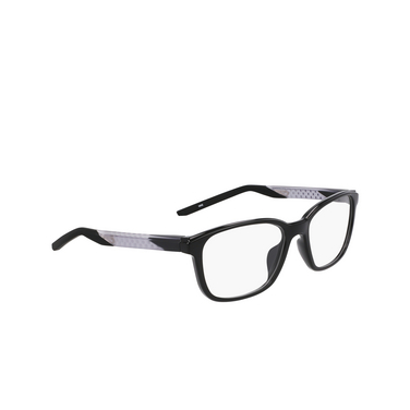 Nike 7278 Eyeglasses 001 black - three-quarters view