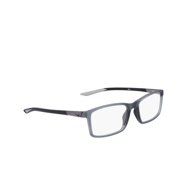 Nike 7287 Eyeglasses 034 matte dark grey - three-quarters view