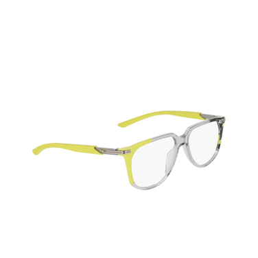 Nike 7309 Eyeglasses 030 light smoke / citron - three-quarters view