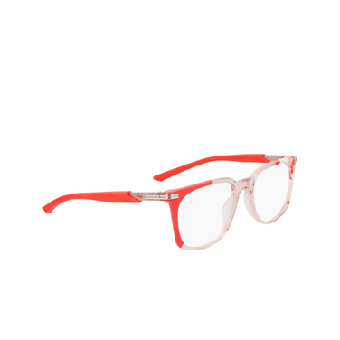 Nike 7310 Eyeglasses 681 peach / coral - three-quarters view