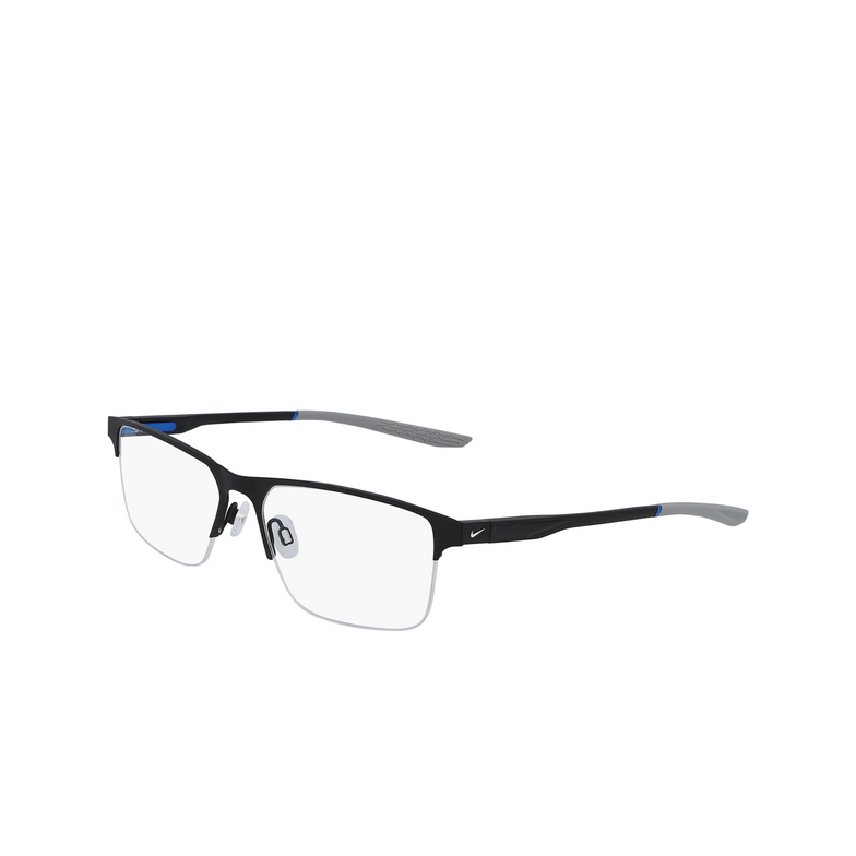 Lunettes de vue Nike 8045 004 satin black / wolf grey - 3/4