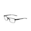 Nike 8046 Eyeglasses 003 satin black / wolf grey - product thumbnail 3/4