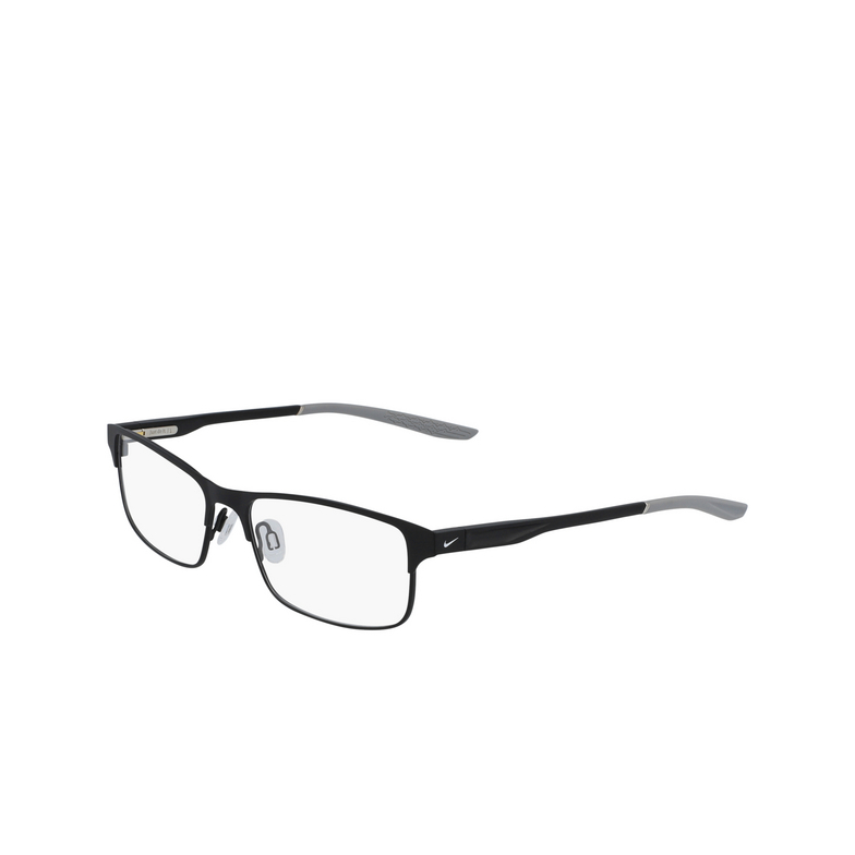 Nike 8046 Eyeglasses 003 satin black / wolf grey - 3/4