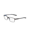 Lunettes de vue Nike 8046 071 brushed gunmetal / black - Vignette du produit 3/4