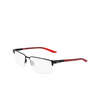 Nike 8054 Eyeglasses 006 satin black/matte team red - product thumbnail 3/4