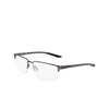 Gafas graduadas Nike 8054 070 satin gunmetal / matte dark grey - Miniatura del producto 3/4