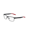 Nike 8130 Eyeglasses 073 satin black / gym red - product thumbnail 3/4