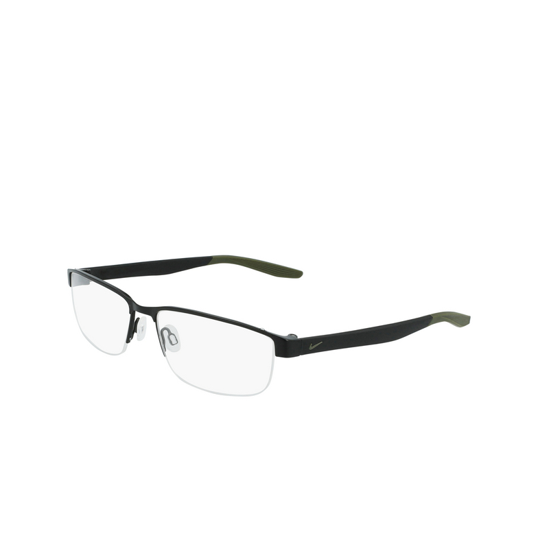 Lunettes de vue Nike 8138 003 satin black / cargo khaki - 3/4