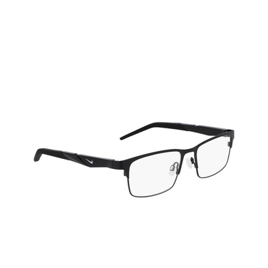 Gafas graduadas Nike 8154 001 satin black - Vista tres cuartos