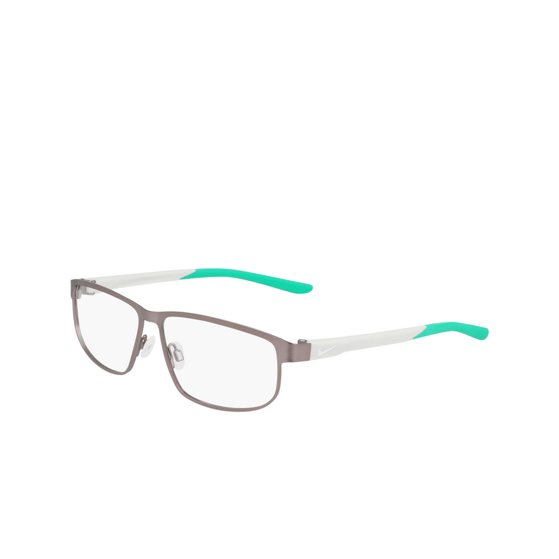 Lunettes de vue Nike 8157 070 satin gunmetal / stadium green - 3/4