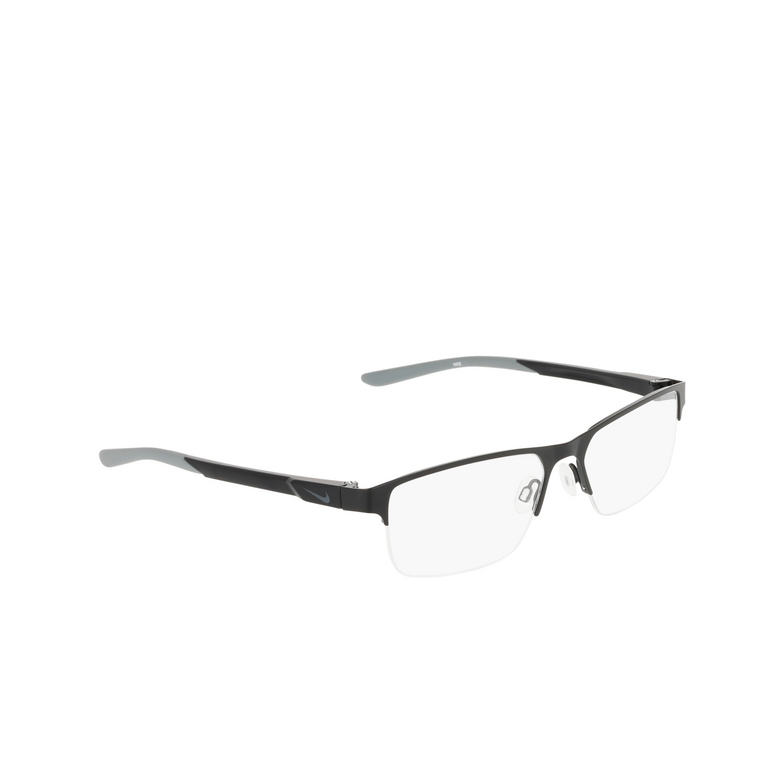 Nike 8159 Eyeglasses 001 matte black / smoke grey - 2/3