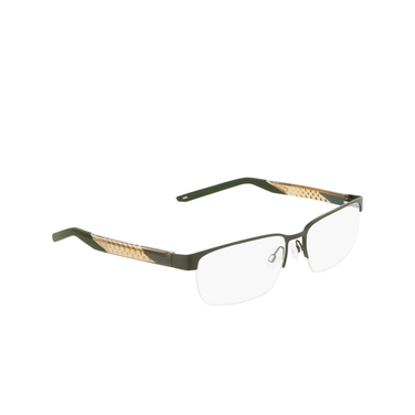 Gafas graduadas Nike 8184 302 matte sequoia - Vista tres cuartos