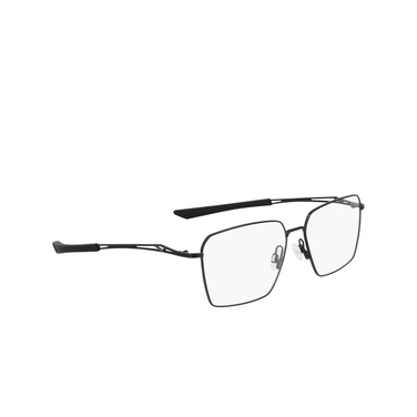 Nike 8214 Eyeglasses 001 matte black - three-quarters view