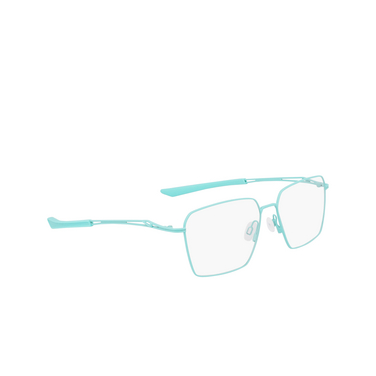 Lunettes de vue Nike 8214 320 matte green frost - Vue trois quarts