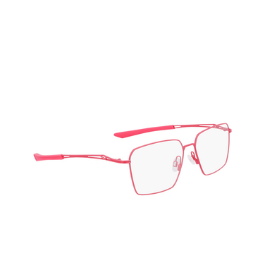 Nike 8214 Eyeglasses 671 matte aster pink - three-quarters view