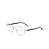 Gafas graduadas Nike 8400 717 satin gold / armory navy - Miniatura del producto 3/4