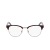 Nike 8402 Eyeglasses 605 burgundy / silver - product thumbnail 1/4