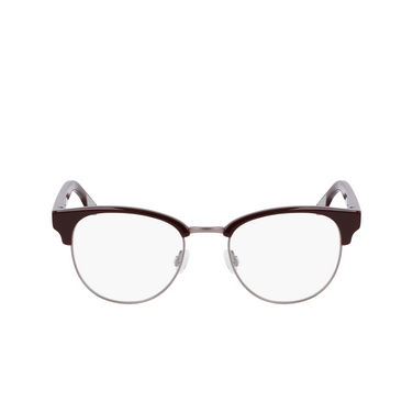 Gafas graduadas Nike 8402 605 burgundy / silver - Vista delantera