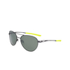 Lunettes de soleil Nike ACE DRIVER I 907 satin gunmetal / green - Vignette du produit 3/4