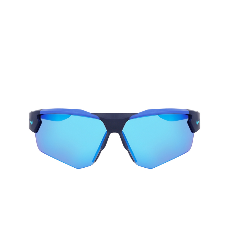 Lunettes de soleil Nike CLOAK DUO 410 matte obsidian / blue mirror - 1/4