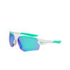 Lunettes de soleil Nike CLOAK DUO 907 matte light silver / green mir - Vignette du produit 3/4