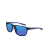 Nike ENDURE M Sunglasses 410 matte midnight navy / grey / turq - product thumbnail 3/4