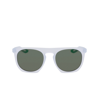 Nike FLATSPOT XXII Sunglasses 013 matte pure platinum / green - front view