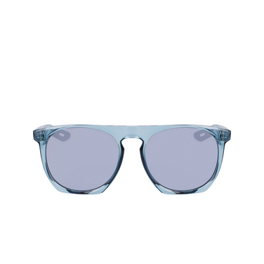 Lunettes de soleil Nike FLATSPOT XXII 494 worn blue / silver flash - Vue de face