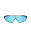 Nike FLYFREE SHIELD P Sunglasses 410 mat obsdian / polar blu mir / road - product thumbnail 1/4