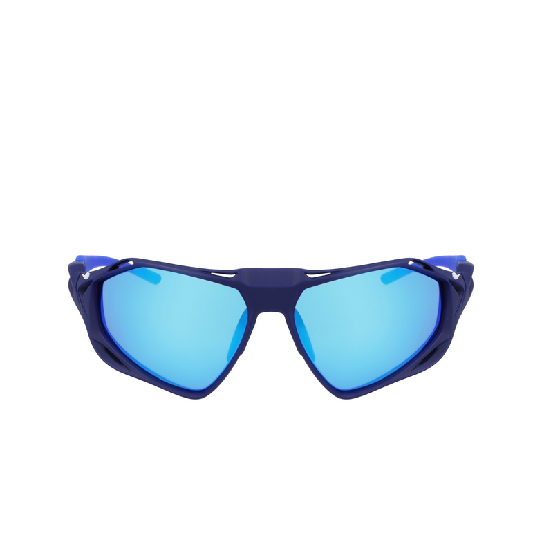 Lunettes de soleil Nike IF1120X 492 matte void blue / blue mirror - 1/3