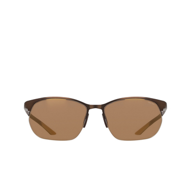 Nike IH0911X Sunglasses 201 brushed walnut / amber mirror - front view