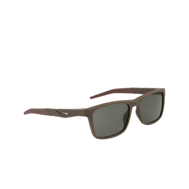 Nike RADEON Sunglasses 004 matte ironstone / green - three-quarters view