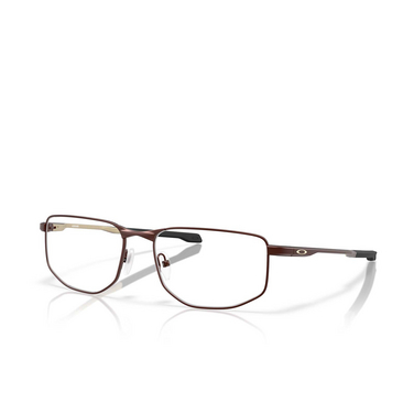 Oakley ADDAMS Eyeglasses 301205 satin grenache - three-quarters view