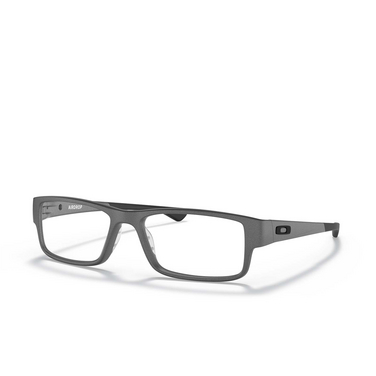 Occhiali da vista Oakley AIRDROP 804613 satin light steel - tre quarti